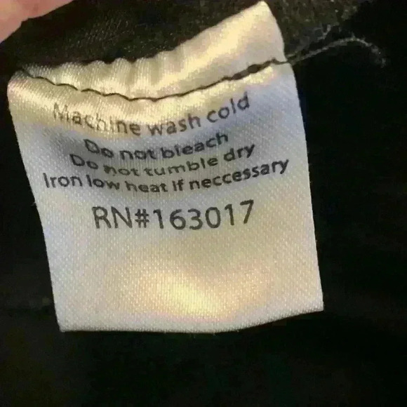 Princess Polly Ryan Pants, Black faux leather style, split hem, Women’s size 10 - Picture 9 of 9